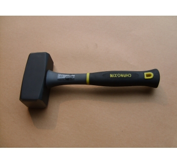 Stoning hammer with fiberglass handle