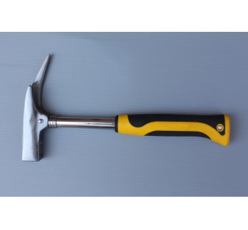 Roofing hammer with steel tubular handle
