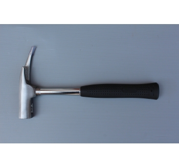 Roofing hammer with steel tubular handle